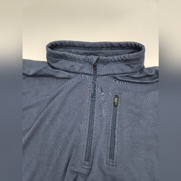 Ridgecut Toughwear Blue Quarter-Zip Performance Pullover Chest Pocket Size L - Picture 14 of 16